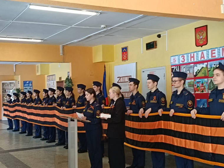 8 Мая в школе состоялась торжественная линейка в честь 79 годовщины празднования Дня Победы!.